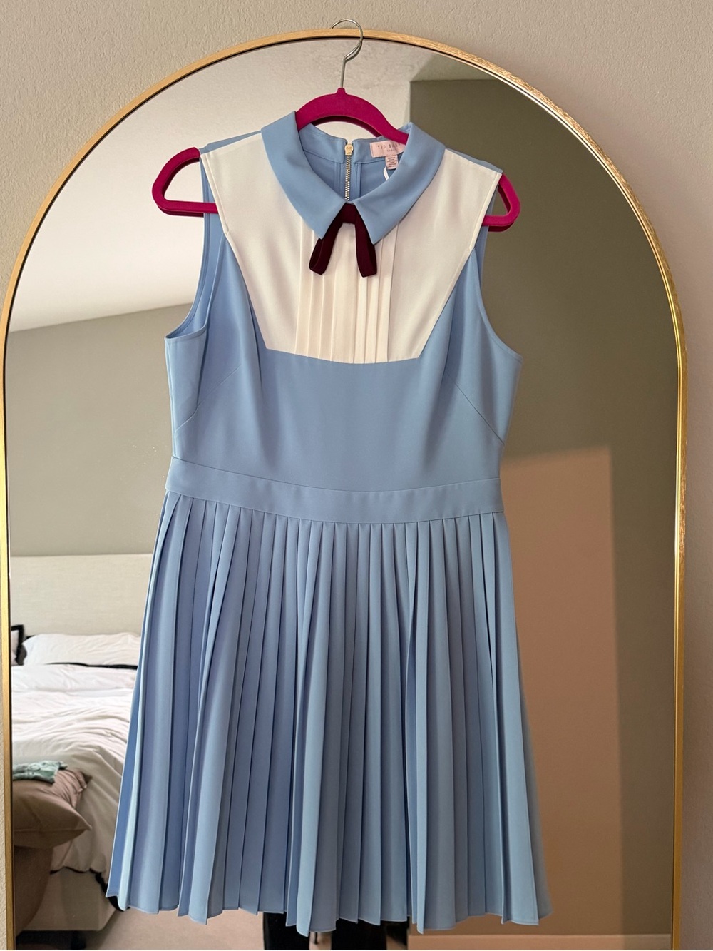 Ted Baker Miyya Pleated Bib Dress ✨Sailor Moon🌙